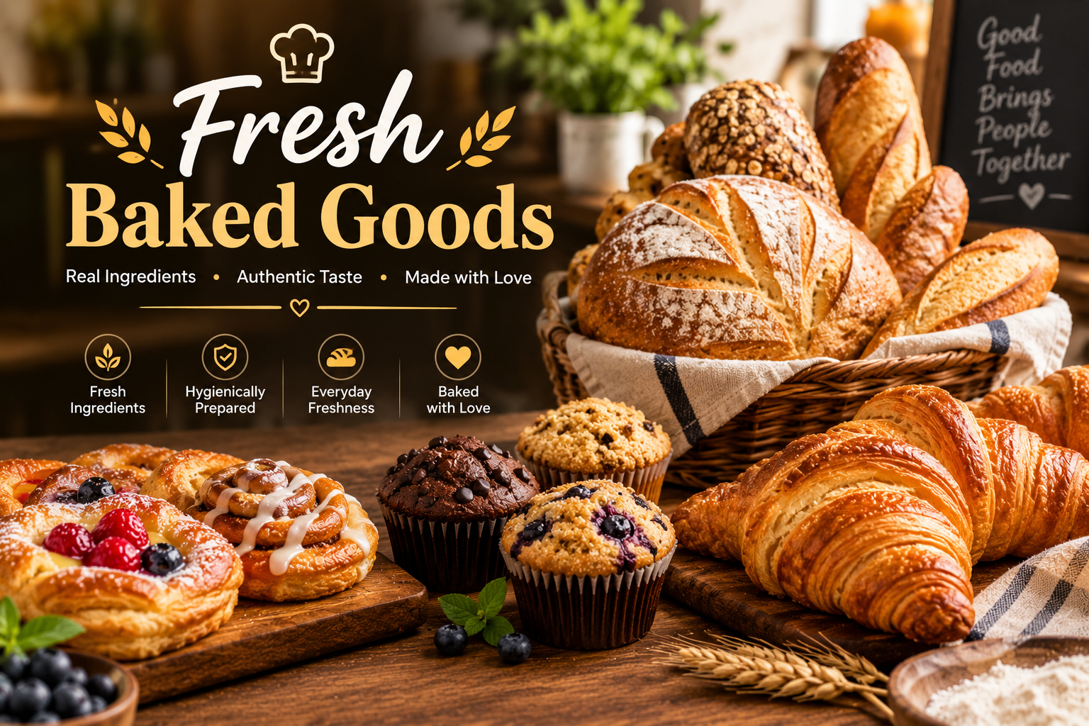 Fresh baked goods