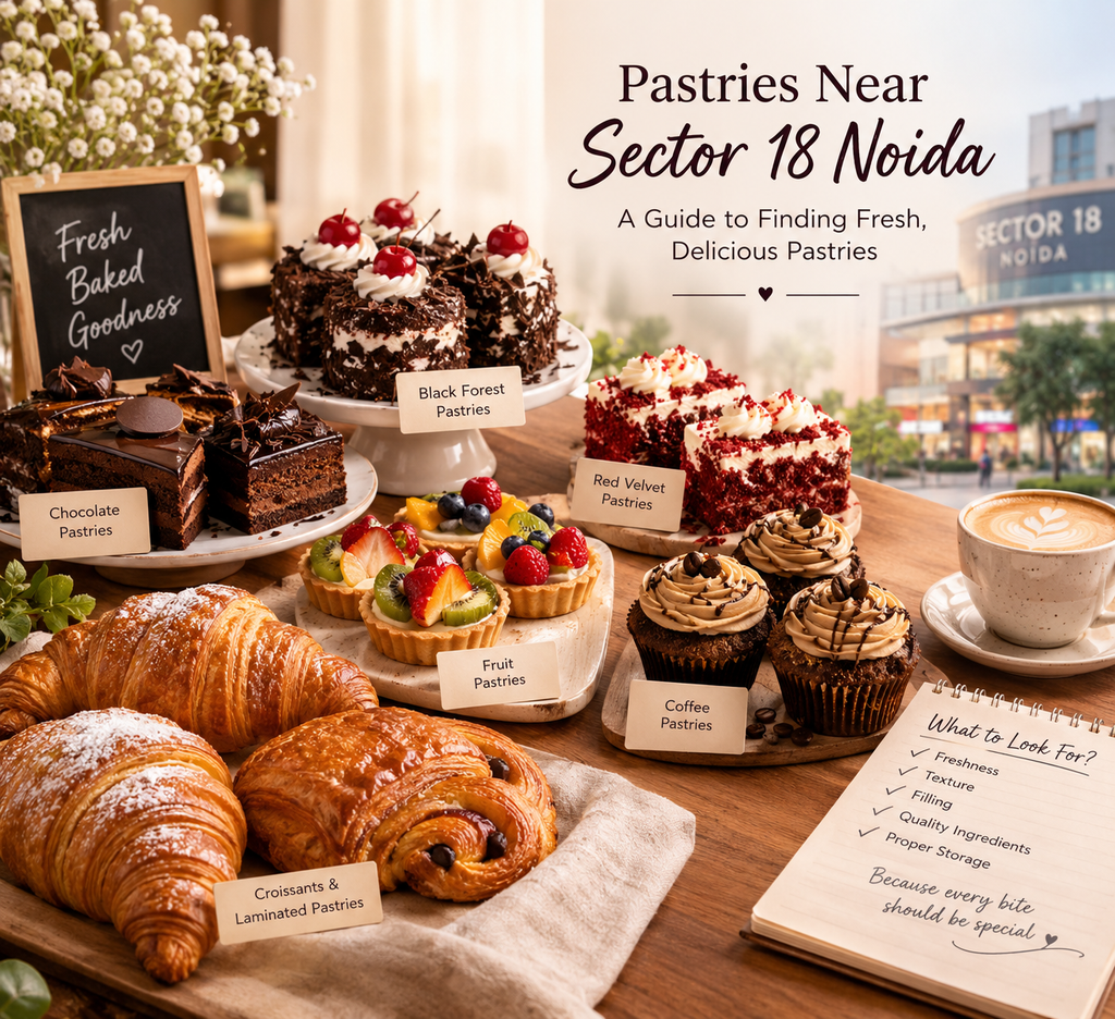 pastries near sector 18 noida